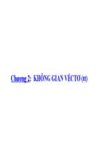 i số tuyến tínhchuong2 khonggianvecto(tt)