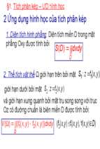 Giải tích 2Tich phan kep   UD hinh hoc
