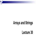 Lecture 30