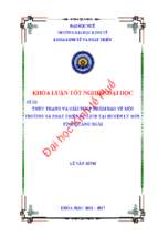 Thực trạng và giải pháp nhằm bảo vệ môi trường và phát triển du lịch tại huyện lý sơn   tỉnh quảng ngãi