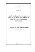 Khóa luận nghiên cứu ảnh hưởng của hiện tượng tham gia mà không đóng góp lên hệ thống chia sẻ file ngang hàng bittorrent