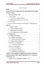 Major thesis current situations of designing audit procedures in auditing the financial statements of listed companies implemented by aac auditing and accounting co., ltd