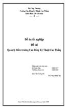 đồ án quản lý điểm trường cao đẳng kỹ thuật cao thắng