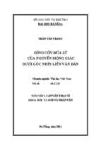 Văn học việt nam sông côn mùa lũ của nguyễn mộng giác dưới góc nhìn liên văn bản