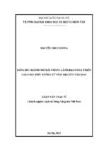 đảng bộ thành phố hải phòng lãnh đạo phát triển giáo dục phổ thông từ năm 2001 đến năm 2014