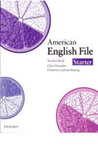 American english file starter student book.