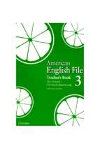 American english file 3 teacher book.