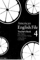 American english file 4 teacherbook