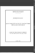 Quản lý nhà nước đối với các cụm công nghiệp trên địa bàn tỉnh nghệ an. luận văn thạc sỹ