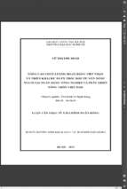 Nâng cao chất lượng hoạt động tiếp nhận và triển khai dự án ủy thác đầu tư vốn nước ngoài tại ngân hàng nông nghiệp và phát triển nông thôn việt nam. luận văn thạc sỹ