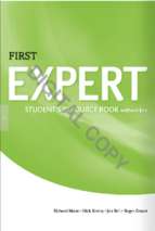 First expert student resource book