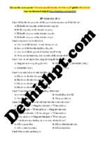 Bộ đề thi thpt quốc gia chuẩn cấu trúc bộ giáo môn sinh học   cô nga nghệ file word có lời giải chi tiết đề số (12)