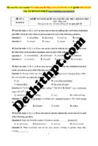 Bộ đề thi thpt quốc gia chuẩn cấu trúc bộ giáo môn tiếng anh   file word có lời giải chi tiết đề số  (13)