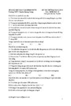 đề thi thử thpt qg sinh học 2015   thpt chuyên quang trung   bình phước lần 1