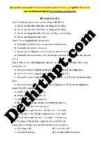 Bộ đề thi thpt quốc gia chuẩn cấu trúc bộ giáo môn sinh học   cô nga nghệ file word có lời giải chi tiết đề số (11)