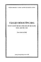 Tài liệu bồi dưỡng học sinh giỏi tuyển tập đề thi học sinh giỏi, đề thi olympic tiếng anh tiểu học