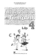 Phiếu bài tập cuối tuần tiếng anh lớp 4