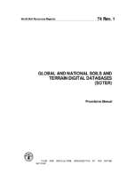 Global and national soils and teraiin digital databases stoter procedues manual