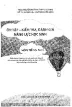 Bộ sách ôn tập – kiểm tra, đánh giá năng lực học sinh môn tiếng anh lớp 4 học kì 1