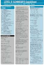 Cfa 2017 level 2 schweser quicksheet
