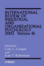 International review of industrial and organizational psychology