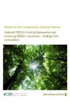 Report for the conservation finance alliance cfa