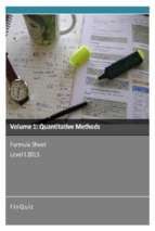 Cfa level 1 june 2015 formula sheet