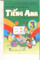 Vở luyện tử và mẫu câu tiếng anh lớp 3 tập 2 chương trình mới