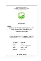 đánh giá mức độ nhiễm vi sinh vật trong nước giếng khoan và nước máy trên địa bàn thành phố thái nguyên