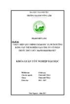 Thực hiện quy trình chăm sóc và nuôi dưỡng động vật thí nghiệm tại công ty cổ phần thuốc thú y đức hạnh marphavet