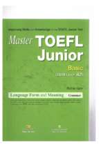 Master toefl junior basic cefr level a2 grammar language form and meaning grammar