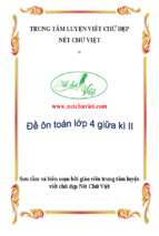 Tài liệu toán lớp 4 giữa kì ii đề 11 20