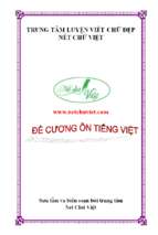 9. đề cương ôn tiếng việt