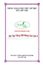 4. bài tập tiếng việt nâng cao lớp 4