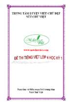 12. đề thi tiếng việt lớp 4 học kì i