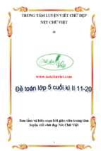 4. đề toán lớp 5 cuối kì ii  11 20
