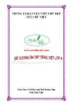 6. đề cương ôn tập tiếng việt lớp 4