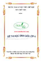 10. đề thi học sinh giỏi lớp 4