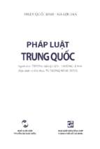 Pháp luật trung quốc (nxb tổng hợp 2012)   phiên quốc bình, 140 trang