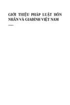 Luật hôn nhân & gia đình 2001