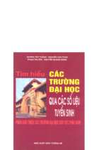 Tìm hiểu các trường đại học qua các số liệu tuyển sinh (nxb thống kê 2007)   dương tất thắng, 383 trang (1)