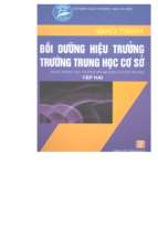 Thcn.giáo trình bồi dưỡng hiệu trưởng trường trung học cơ sở tập 2 (nxb hà nội 2005)   chu mạnh nguyên, 181 trang