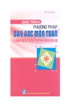 Giáo trình phương pháp dạy học môn toán ở trung học phổ thông theo định hướng tích cực (nxb giáo dục 2010)   bùi thị hường, 211 trang