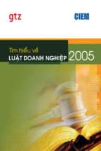 Tìm hiểu về luật doanh nghiệp 2005 (nxb hà nội 2006)   nhiều tác giả, 128 trang