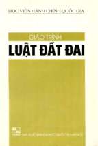 Giáo trình luật đất đai (nxb đại học quốc gia 2004)   trần thị cúc, 197 trang