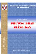 Giáo trình phương pháp giảng dạy (nxb hồ chí minh 2007)   nguyễn văn tuấn, 181 trang