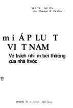 Pháp luật việt nam về trách nhiệm bồi thường của nhà nước (nxb chính trị 2014) đỗ văn đại, 501 trang