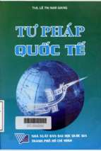 Tư pháp quốc tế (nxb đại học quốc gia 2010)   lê thị nam giang, 486 trang