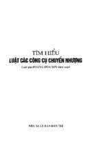 Tìm hiểu luật các công cụ chuyển nhượng (nxb dân trí 2010)   hoàng hoa sơn, 148 trang