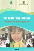 Giáo dục môi trường trải nghiệm lý thuyết và thực hành cho giáo viên (nxb hà nội 2006)   trịnh lê nguyên, 66 trang